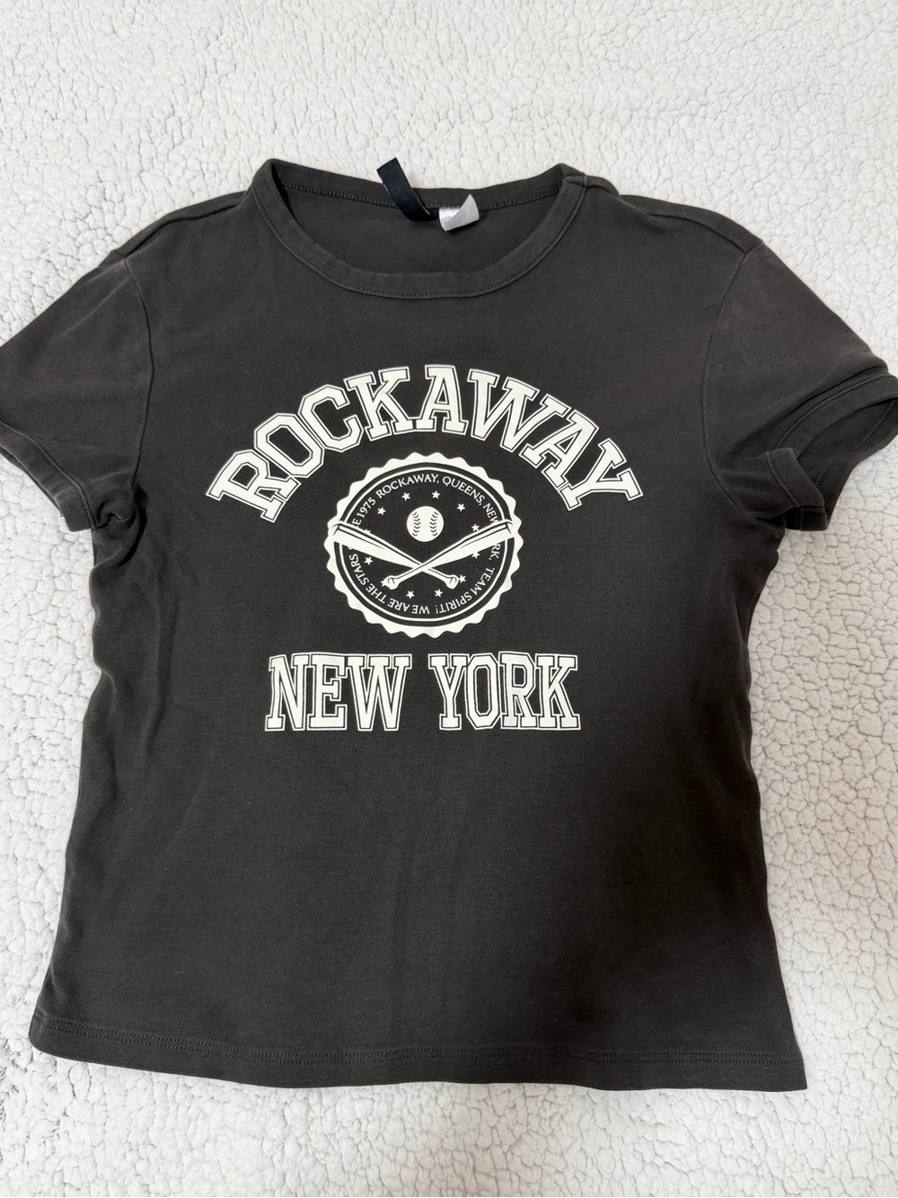 H&M Black Kids Rockaway New York Graphic Tee